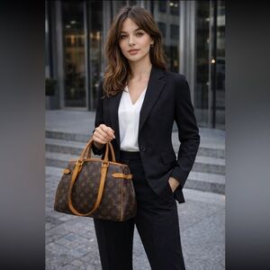 Louis Vuitton Dark Brown Monogram Shoulder Bag